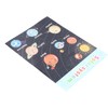 10pcs Children Cartoon Cute Solar System Poster Home School Planet