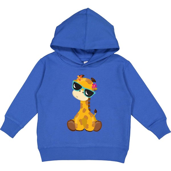 inktastic Cute Giraffe, Giraffe with Sunglasses, Cute Animal Toddler Hoodie