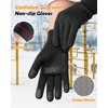 LOUXPERT Winter Gloves for Men Women Cycling: Waterproof Gloves for