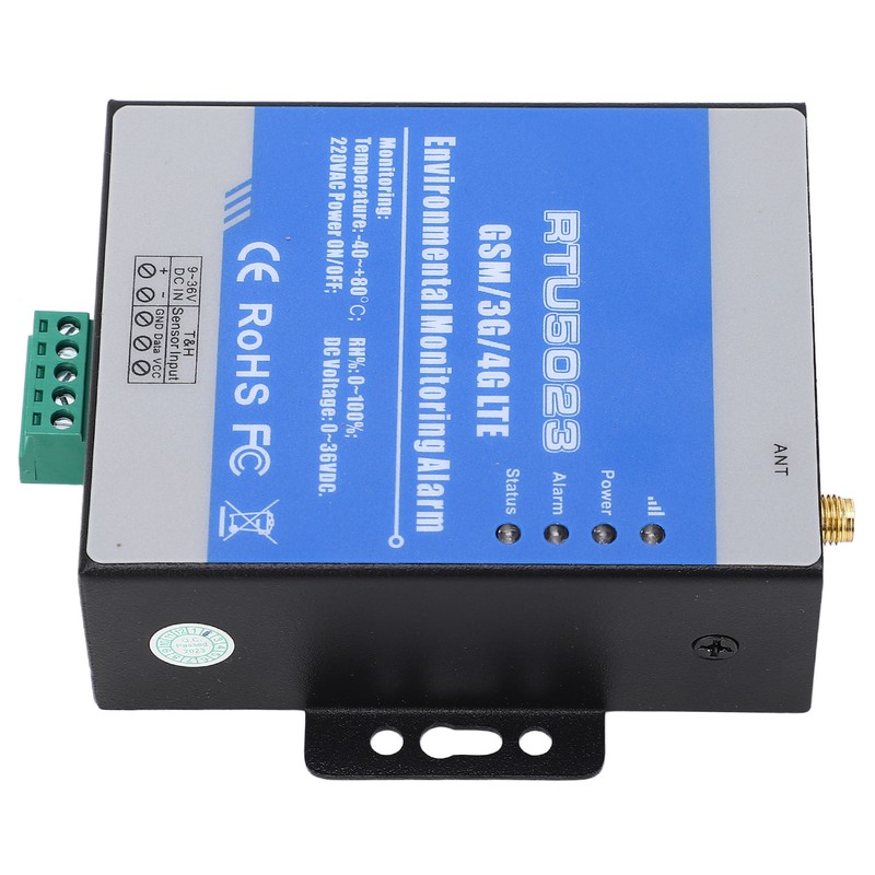 RTU5023 GSM 3G 4G LTE Environment Alarm 0‑36V Temperature Humidity
