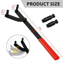 TNAIYH Universal Car Camshaft Pulley Holder Wrench, Vehicle Cam Injection Pump Removal Tool, Automotive Camshaft Sprocket Holding Tool Accessories Suitable for SUV, Sedan, Truck