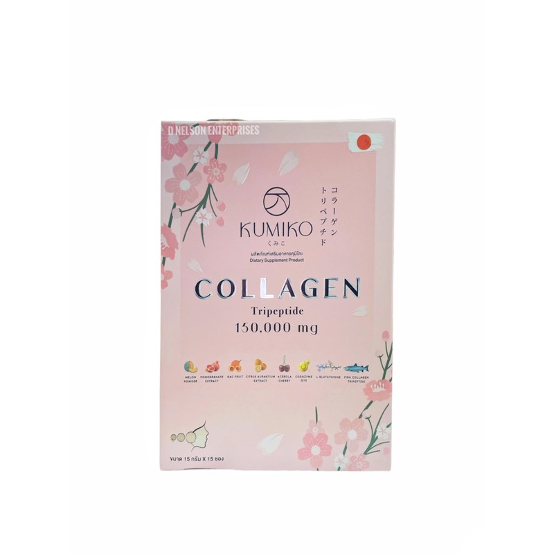 KUMIKO Collagen Premium Tripeptide Radiant Glowing Skin - 15 Sachets