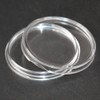 WMYCONGCONG 100 PCS 40mm Coin Storage Container Box Clear Coin