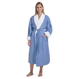 Women's Microfiber Robe by BOCA - Luxury Hotel Bathrobe, Long Spa Robes for Women - Generous Sizing