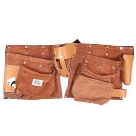 WERKZEUGGÜRTEL Leather Tool Apron Heavy Quality Tool Bag (11 Compartments)