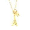 Petite Eiffel Tower Necklace, La Tour Eiffel, Paris Pendant, Paris