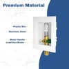 1-PACK GUOFIS Icemaker Outlet Box with 1/2" MIP Sweat Inlet
