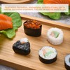 Hanycon 6PCS Artificial Sushi Simulated Onigiri Lifelike Food Model for