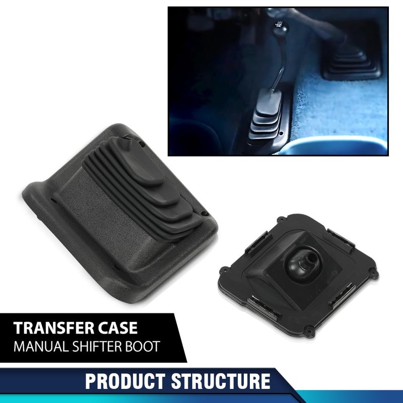 PIT66 4X4 Transfer Case Manual Shifter Boot Compatible with Ford