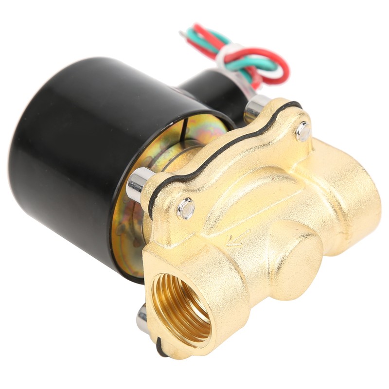 G1/2 Inch Brass Solenoid Valve Water Pressure Normal Closed Direct