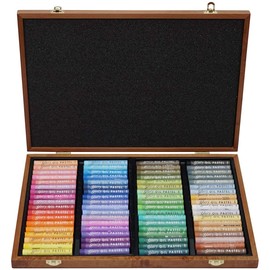 MUNGYO Gallery Professional 72-Color Soft Oil Pastel Set | Superior Blendability, Elegant Wooden Case