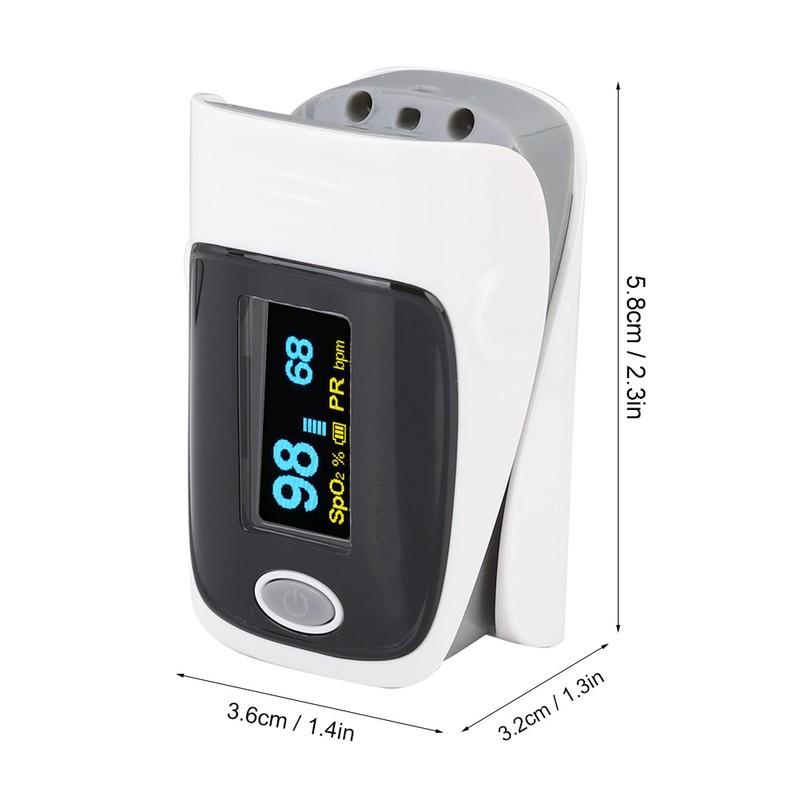 0.96in Finger Pulse Blood Saturation Oxygen Meter Oximetry Tester Heart