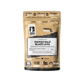 Bremer Gewürzhandel Hawaii Sea Salt Black Lava, Coarse, Black Salt from Hawaii, Decorative Salt, 100 g