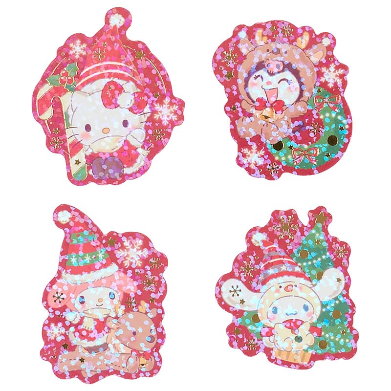 Sanrio 113654 Sticker Set (Christmas) Sanrio Characters Sticker