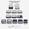 Stackers Navy Classic Medium Jewellery Box Ring/Bracelets Layer
