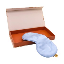 Premium 25 Momme Mulberry Silk Eye Mask for Sleeping (Frosty Blue)