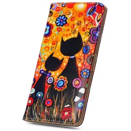 APHISON Women Wallet RFID Blocking Wallet Purses Slim Leather Wallet Long Ladies Bifold Clutch Small Zipper Coin Pocket Wallet for Girls 11 Card Slots