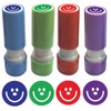 Education Enchantée 4 Small Self Inking Teacher Smiley Face Stamps - 8mm EE64A21-Bdx