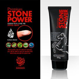 남성 단련강화 프리미엄 스톤파워 100ml 스크럽크림 Men's Strengthening Premium Stone Power 100ml Scrub Cream