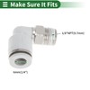 TUCKBOLD Push to Connect Air Fittings 1/4" 90 Degree Air