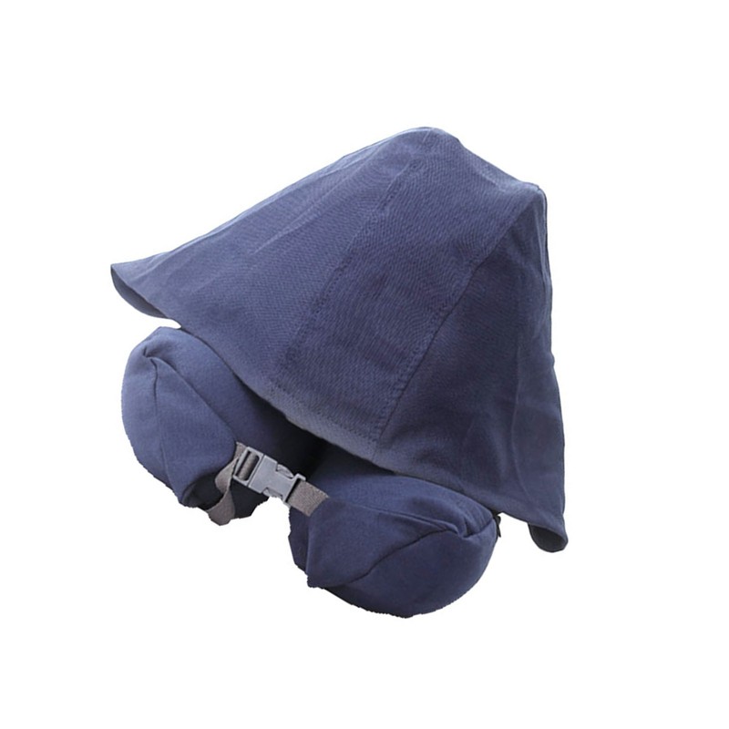 Hoodie Travel Pillow Hooded Neck Pillow Adjustable Ergonomic Travel Neck
