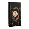 ARPAN 6x4 Designer Photo Album with 300 Pockets, Black Floral,