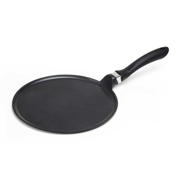 IMUSA USA 12" Nonstick Soft Touch Comal/Griddle with Handle, Black