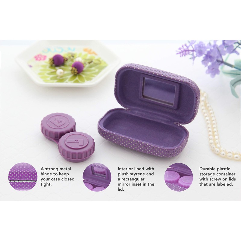 Ron's Optical Hard Mod Purple and White Polka Dot with