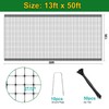 Bird Netting, 13 x 50 FT Heavy Duty Garden Netting