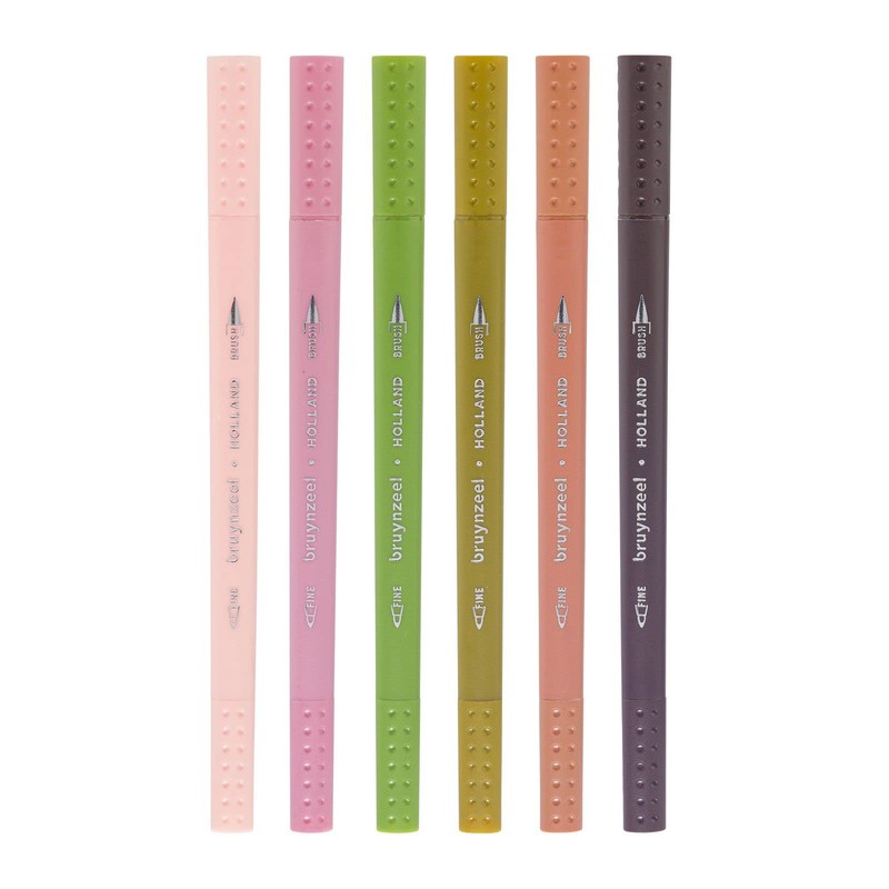 Royal Talens Bruynzeel Expression Set of 6 Marrakesh Inspired Fineliner/Brush