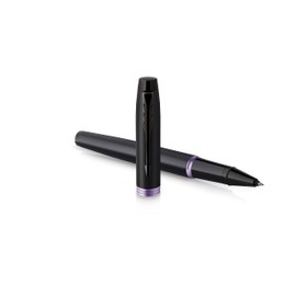 Parker IM Vibrant Rings Amethyst Rollerball Pen Lilac F
