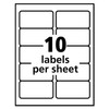 Avery 5523 Wthrproof Mailing Labels, Address, 2-Inch x4-Inch, 500/PK, WE