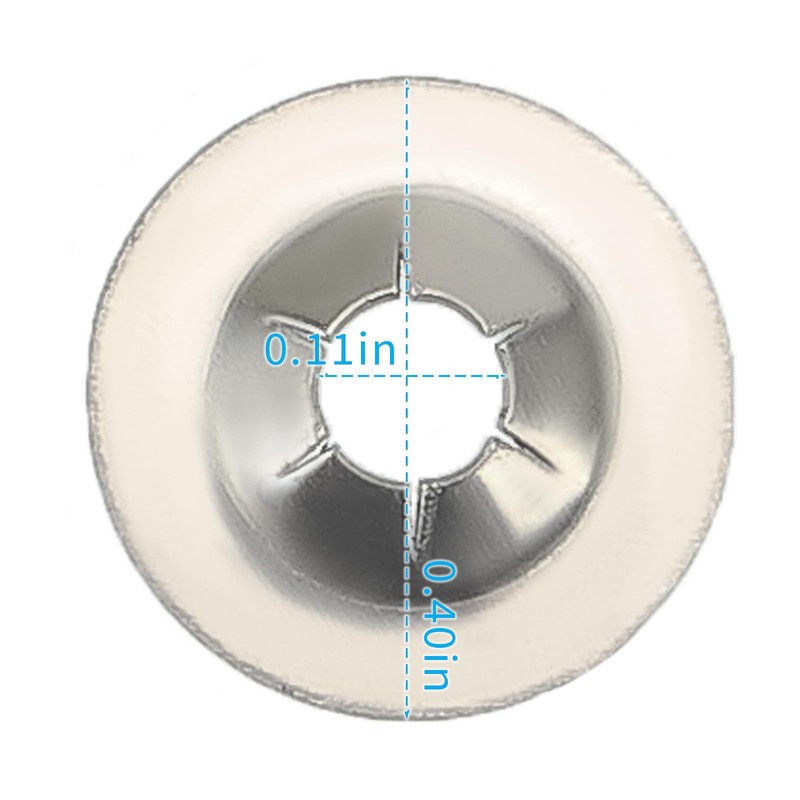 CARBBIA 90301-ST0-003 M3 x 9mm Internal Tooth Starlock Washers, Locking