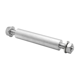 Wagner axle material for wheel 320 - diameter 20 x 100 mm, for wheels with axle hole 20 mm, screw M12 x 150 mm, with nut and washers, galvanised steel - 13044300