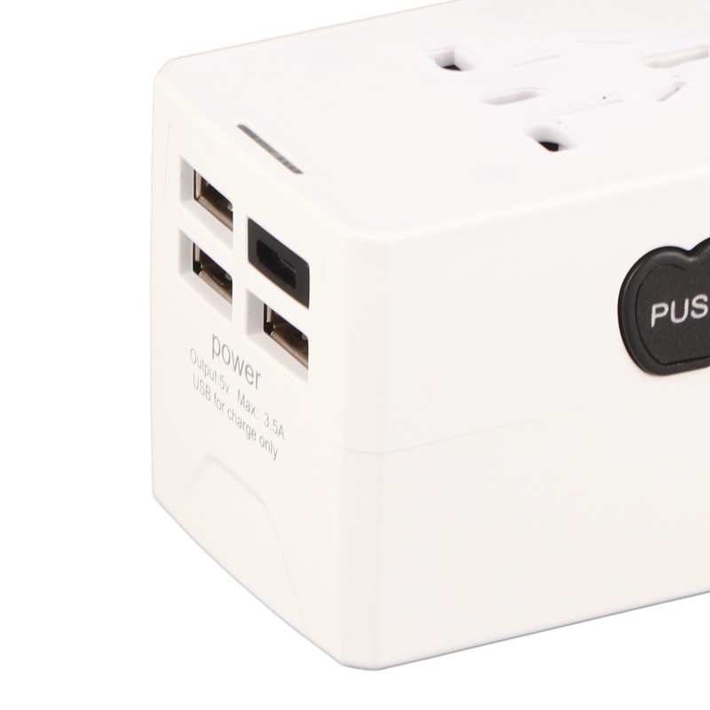 Universal Travel Adapter International Plug Power Converter Multi Outlets