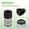 PATIKIL Golf Ferrules 0.370" Inner Diameter 4 Pack Tapered Shape