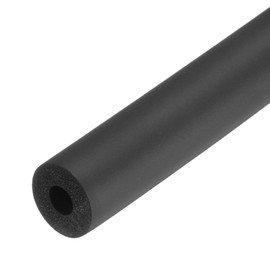 QUARKZMAN Pack of 2 Pipe Insulation Foam Pipe Insulation Pipe 6 mm (1/4 Inch) ID 15 mm OD 20 Inch Thermal Insulation for Handle Support, Black