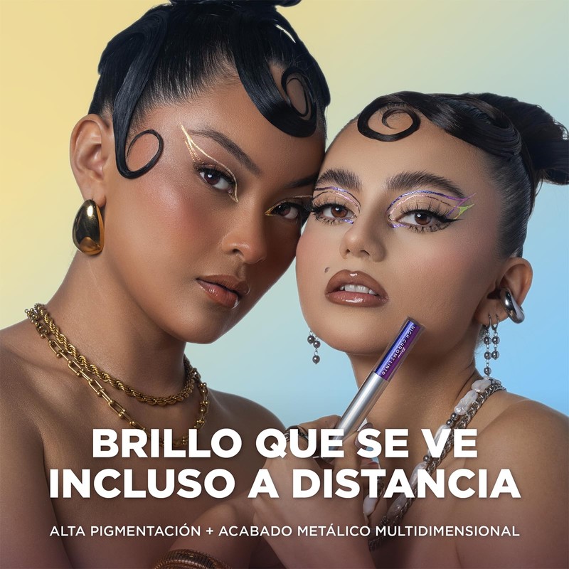 JGLiner - High Chrome Liquid Eyeliner. Delineador liquido efecto multicromatico