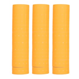 3 Tubes Pricing Label 15000pcs Single Row Price Gun Tag 21x12mm for M5500 MX5500 Orange
