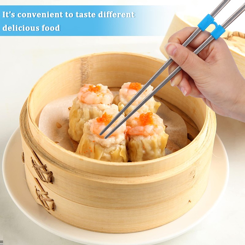 30 Pieces Chopstick Helper Training Kit Chopsticks Connector Reusable Plastic