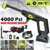 4000 PSI Pressure Washer 300W Cordless Electric High Pressure Washer