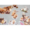 unknown PET coffee afternoon tea stickers | iced coffee drinks