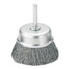 TRUSCO TB-6633 Cup Brush with Shaft Diameter 2.6 x Axis 6 Stainless Steel Wire Wire 0.3 inches (0.3 mm)