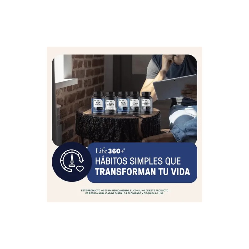 Multivitamínico Para Hombre 180 Cápsulas Sin Sabor Suplemento Alimenticio |