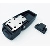 3" Draw Latch for Saddlebags, Trunk, Toolbox, Black with Lock