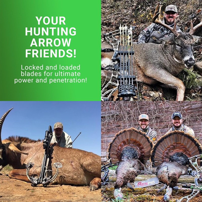 Rexpid III Mechanical Broadheads 125 Grain, 3 Pack - 3