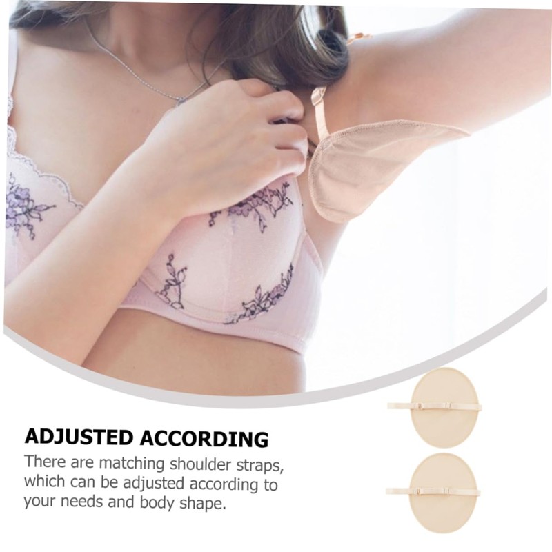 TOVINANNA 2 Pairs Underarm Guards Breathable Sweat Pads for Women