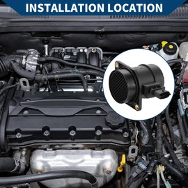 Hihaha No. 55206757 Car Mass Air Flow Sensor Assembly for Alfa R0ME0 for FlAT for Vauxhall / Interior / Durable / 1 Piece