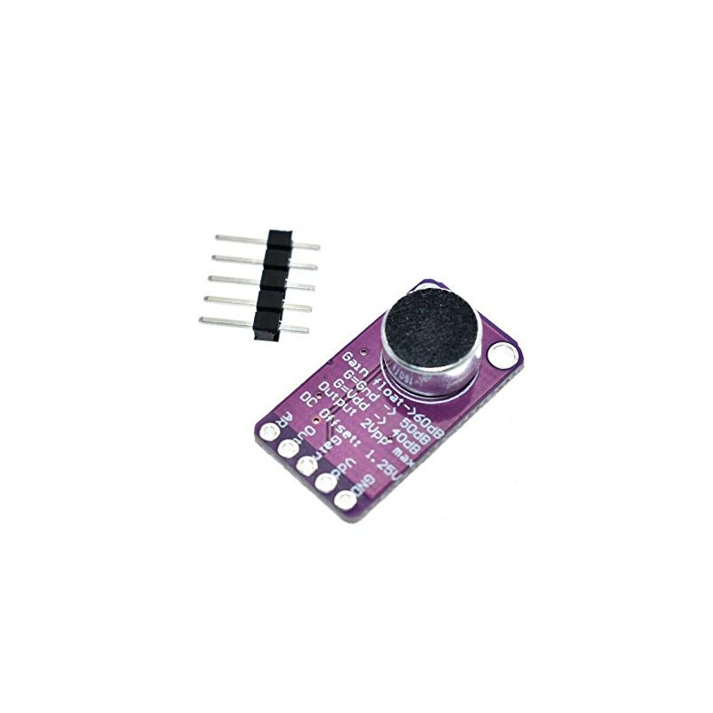 TECNOIOT MAX9814 Microphone Amplifier Board Module Car Gain Control AGC