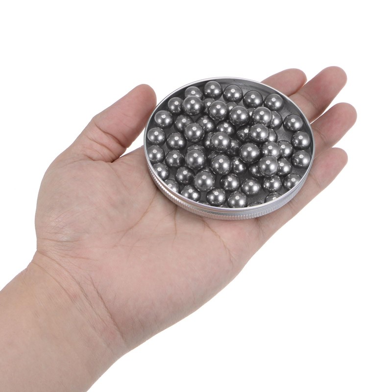 sourcing map 120pcs Precision Balls 10mm Diameter Carbon Steel Ball